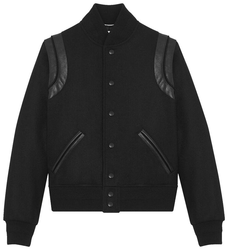 Saint Laurent Teddy Jacket Black