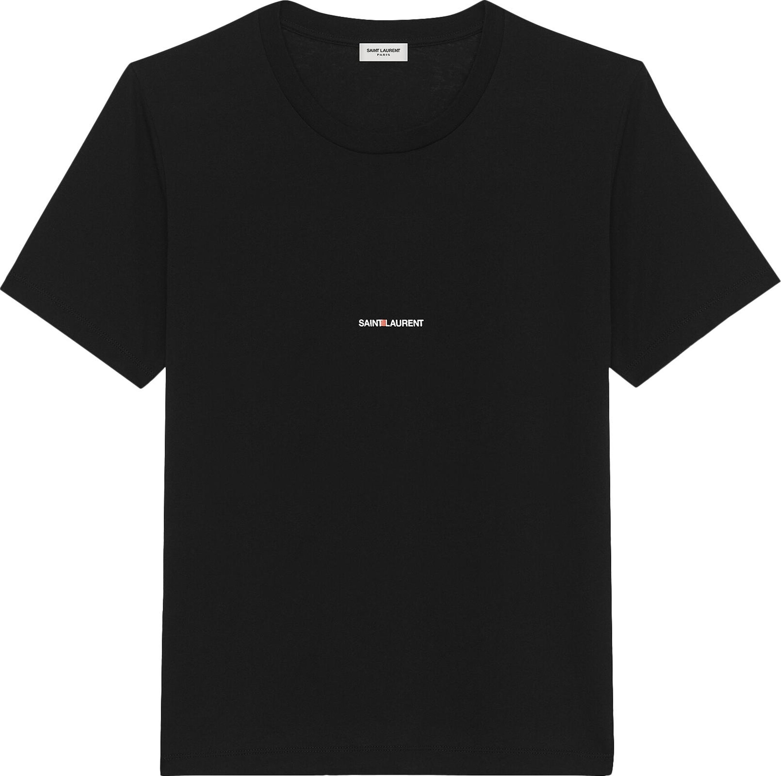 Buy Saint Laurent Rive Gauche T-Shirt 'Black' - 464572 YB2DQ 1000 | GOAT