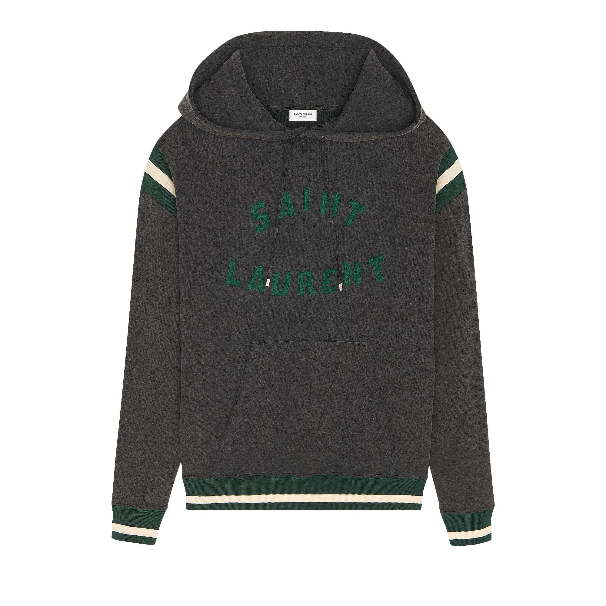 Saint laurent green hoodie shop