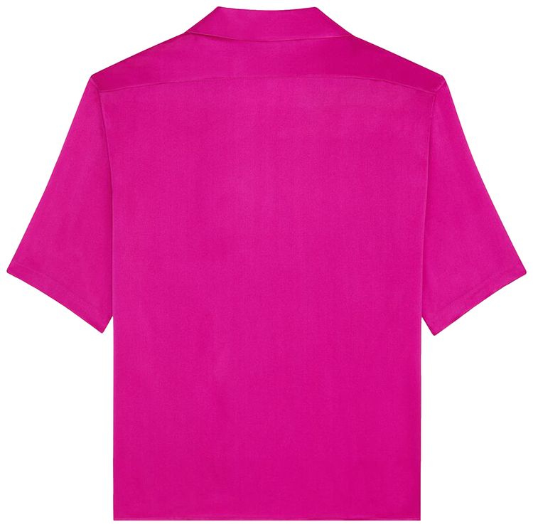 Saint Laurent Shark Collar Shirt Fuchsia
