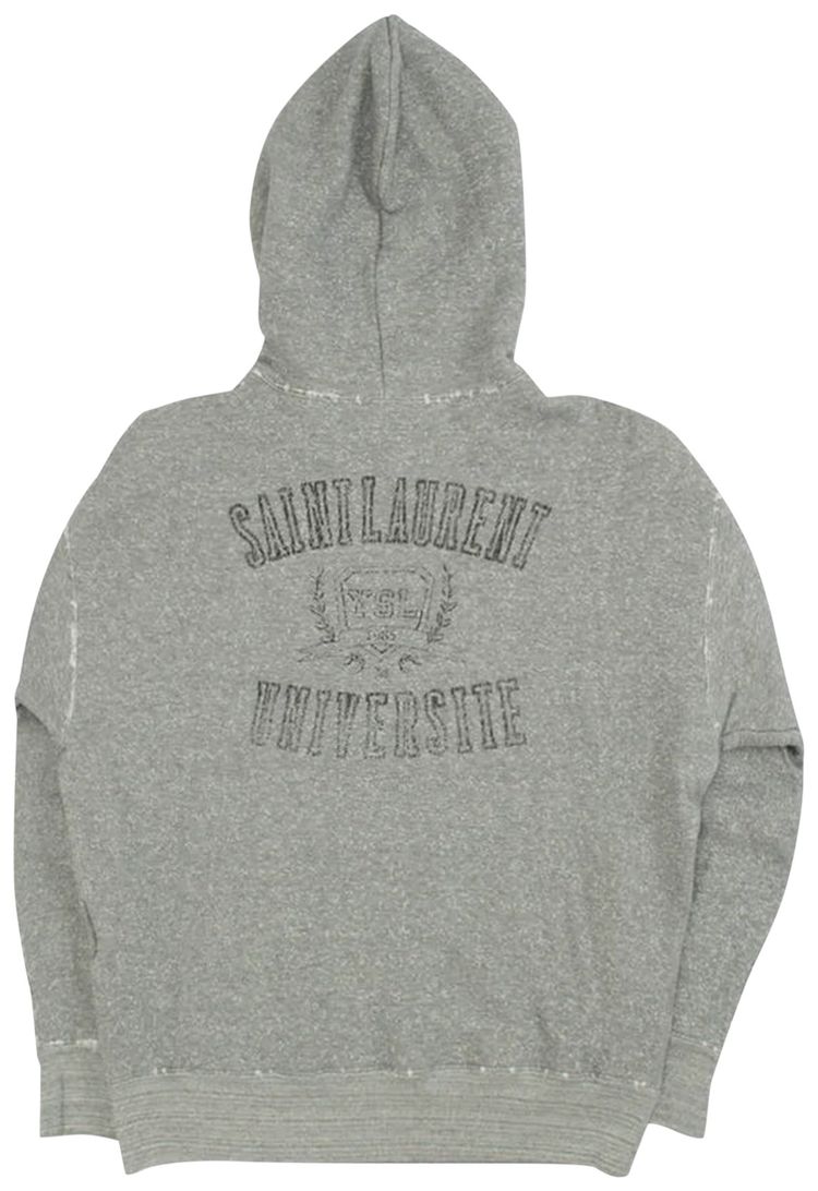 Saint Laurent Hoodie Gris ChineGris
