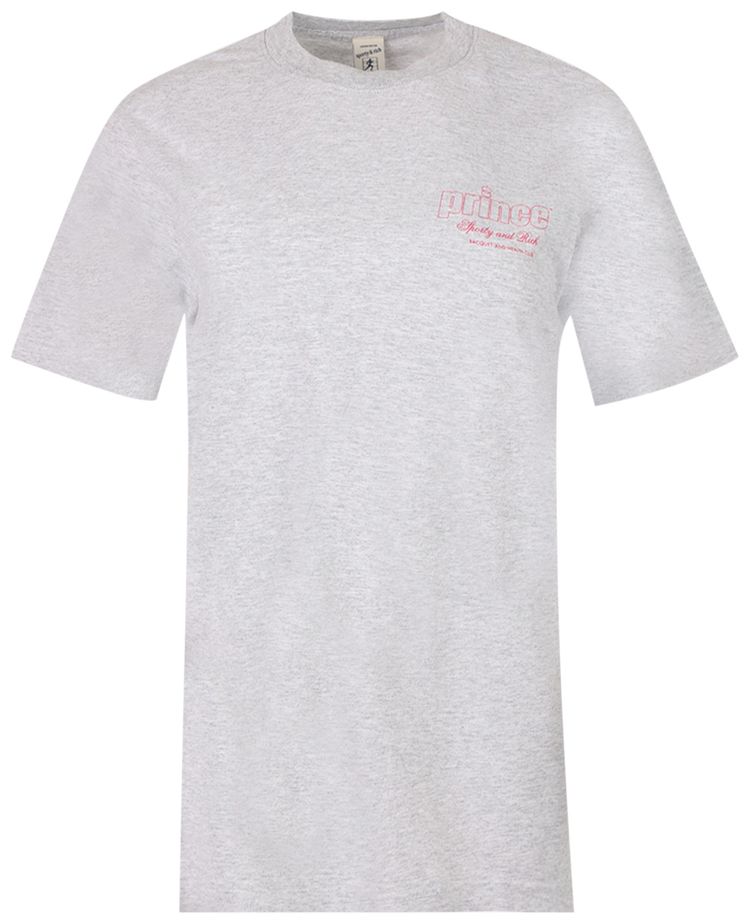 Sporty  Rich Prince Health T Shirt Heather Grey