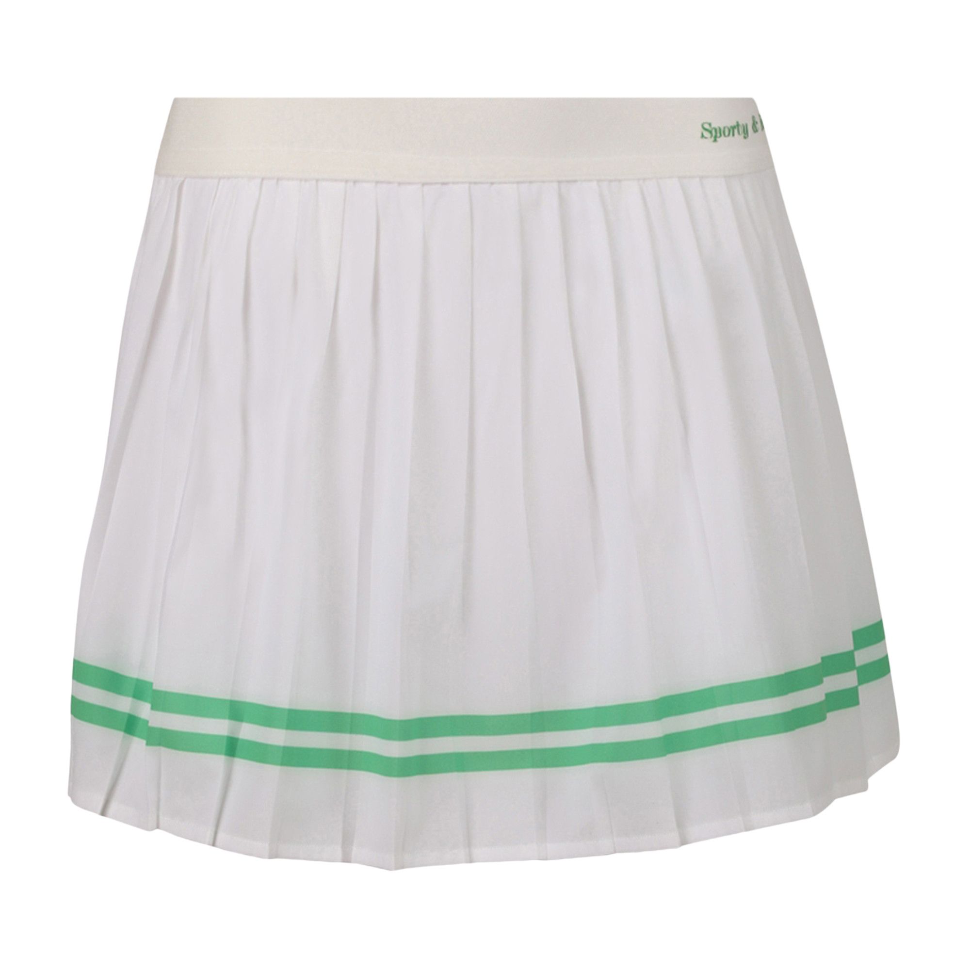 Buy Sporty & Rich Pleated Tennis Skirt 'Kelly/White