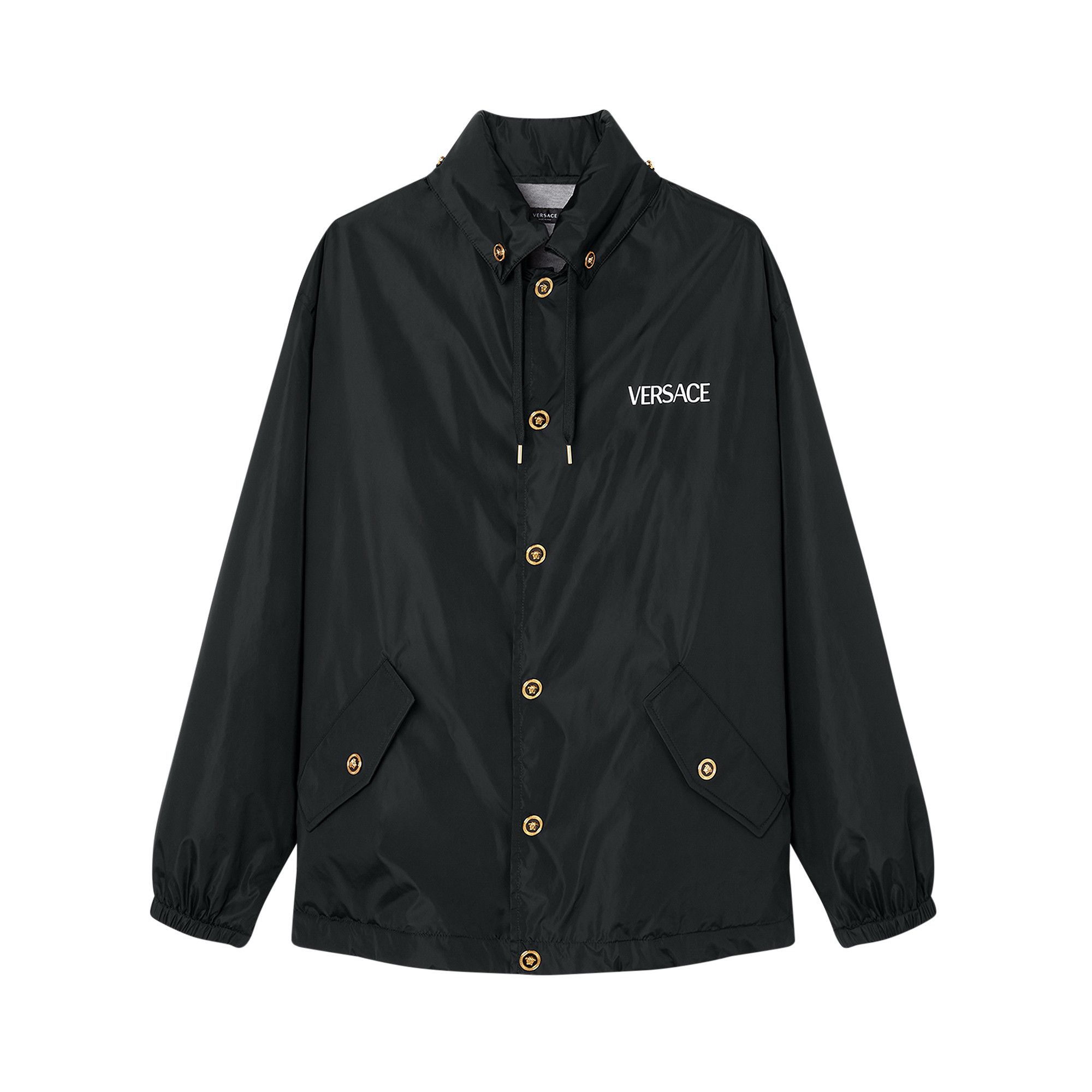 Versace jacket black and sale white