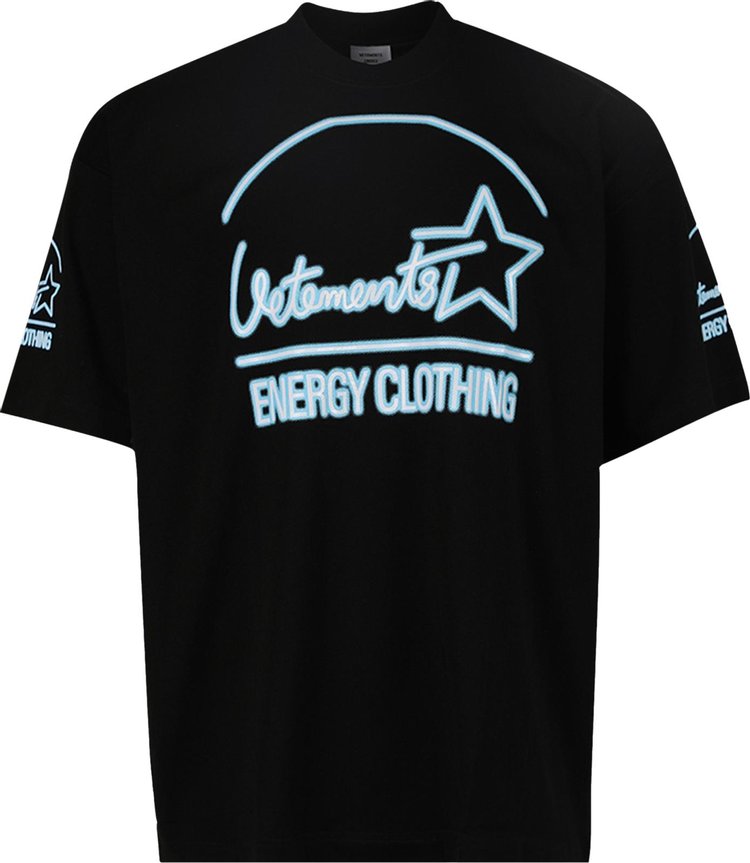 Vetements Energy T-Shirt 'Black'