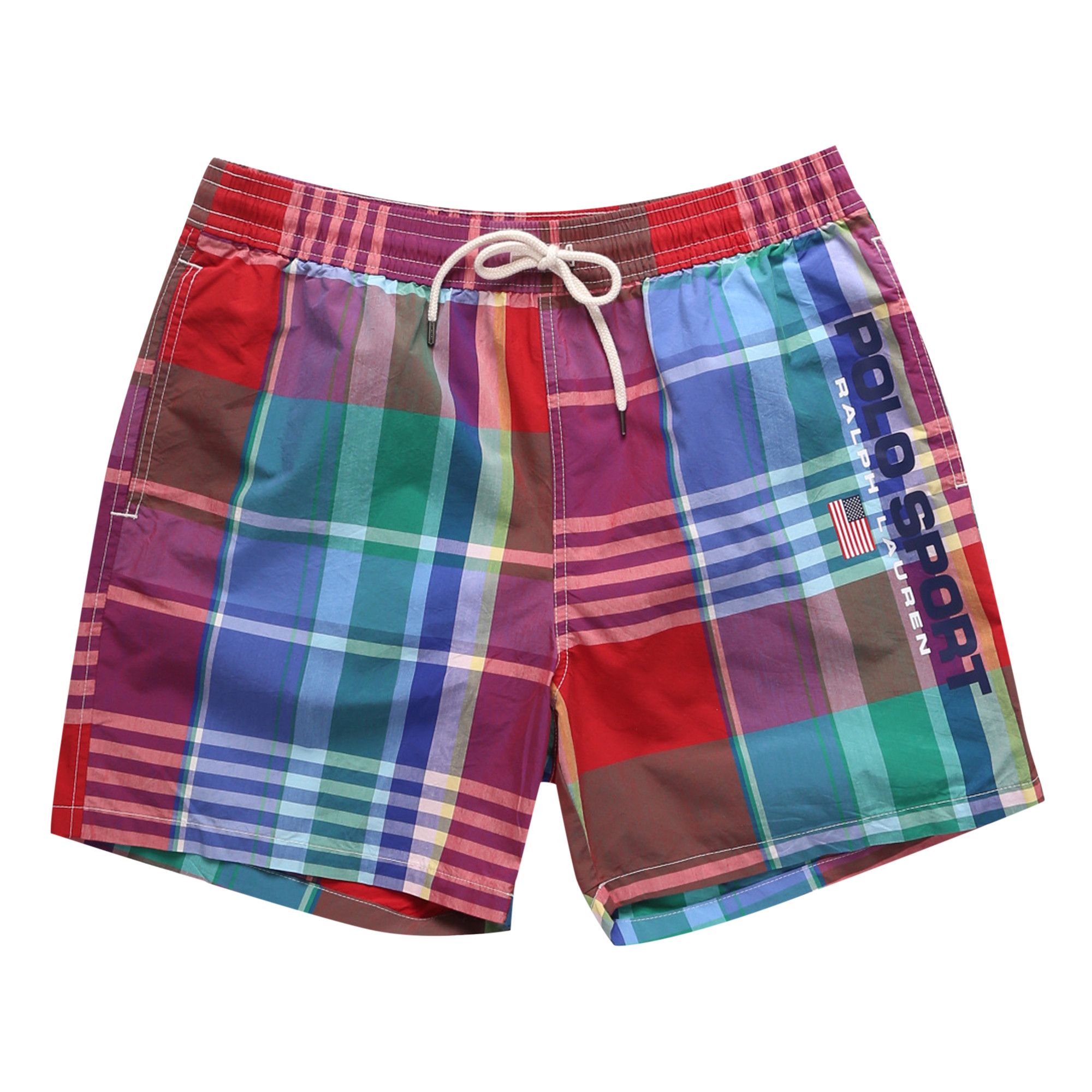 Madras best sale swim trunks