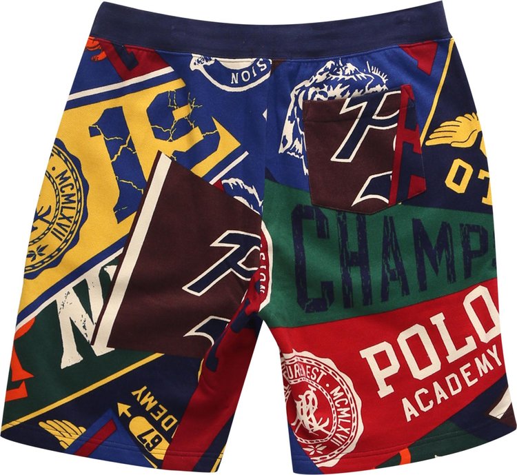 Polo Ralph Lauren Printed Fleece Shorts Prep Rally Print