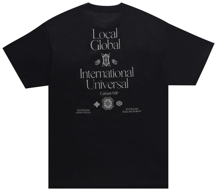 Carhartt WIP Local Pocket T Shirt BlackMarengo