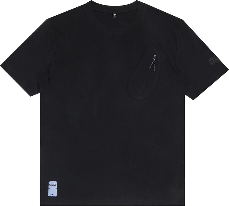MCQ Gloopy T-Shirt 'Darkest Black'