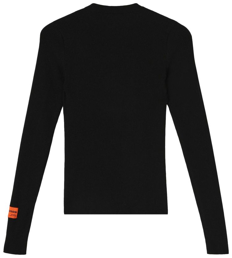Heron Preston NF CTNMB Knit Crewneck BlackWhite
