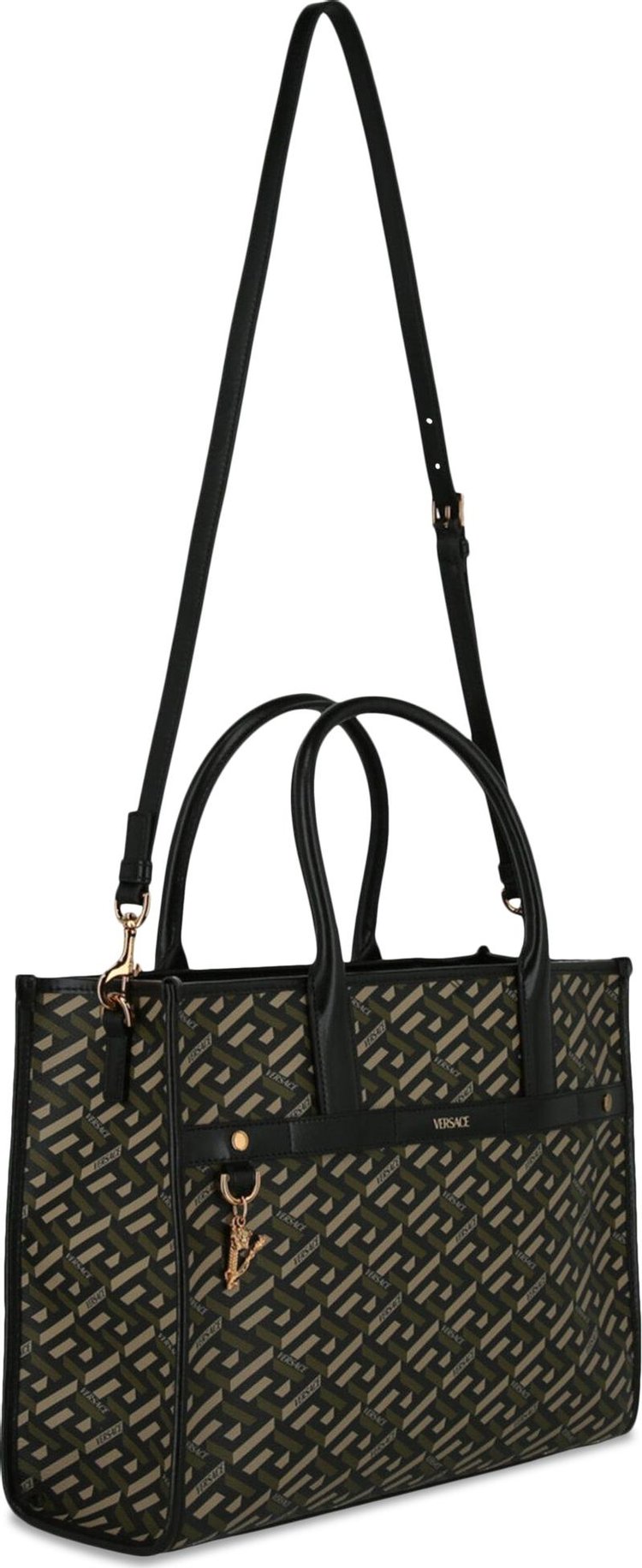 Versace La Greca Signature Tote Bag Multicolor