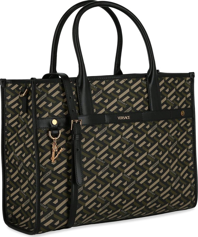 Versace La Greca Signature Tote Bag Multicolor