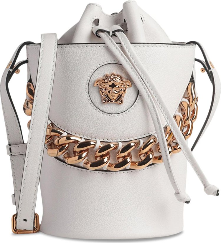 Versace La Medusa Bucket Bag 'White'