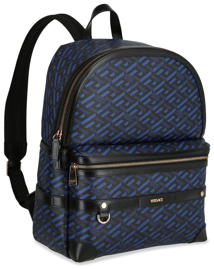 Versace La Greca Signature Backpack Multicolor