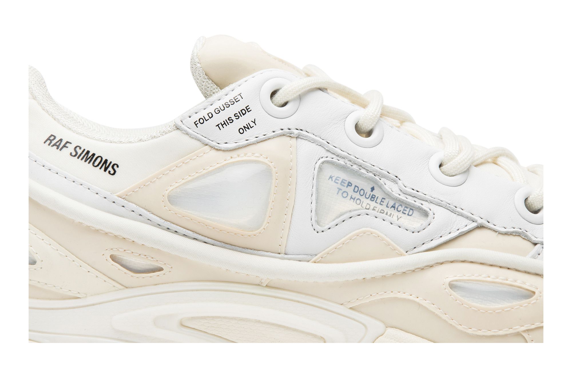 RAF Simons x Adidas Ozweego Bunny Cream White S81161