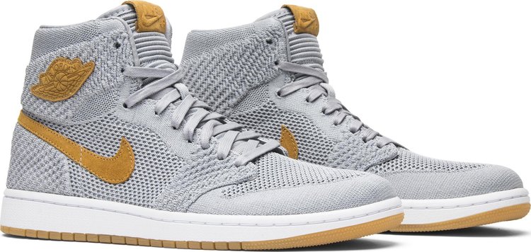 Air Jordan 1 Retro High OG Flyknit Wolf Grey