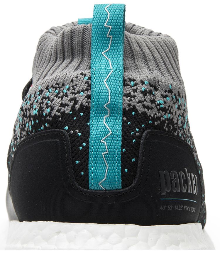 Solebox x Packer Shoes x adidas UltraBoost Mid Core Black Energy Blue