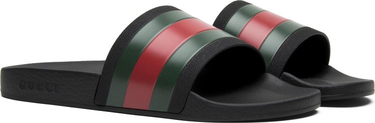 Gucci Pursuit 72 Rubber Slide Black