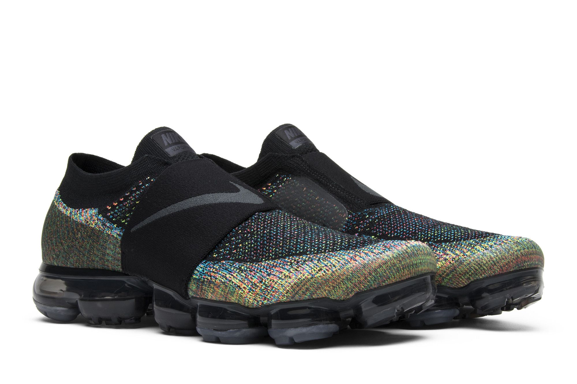 Black multicolor vapormax hot sale