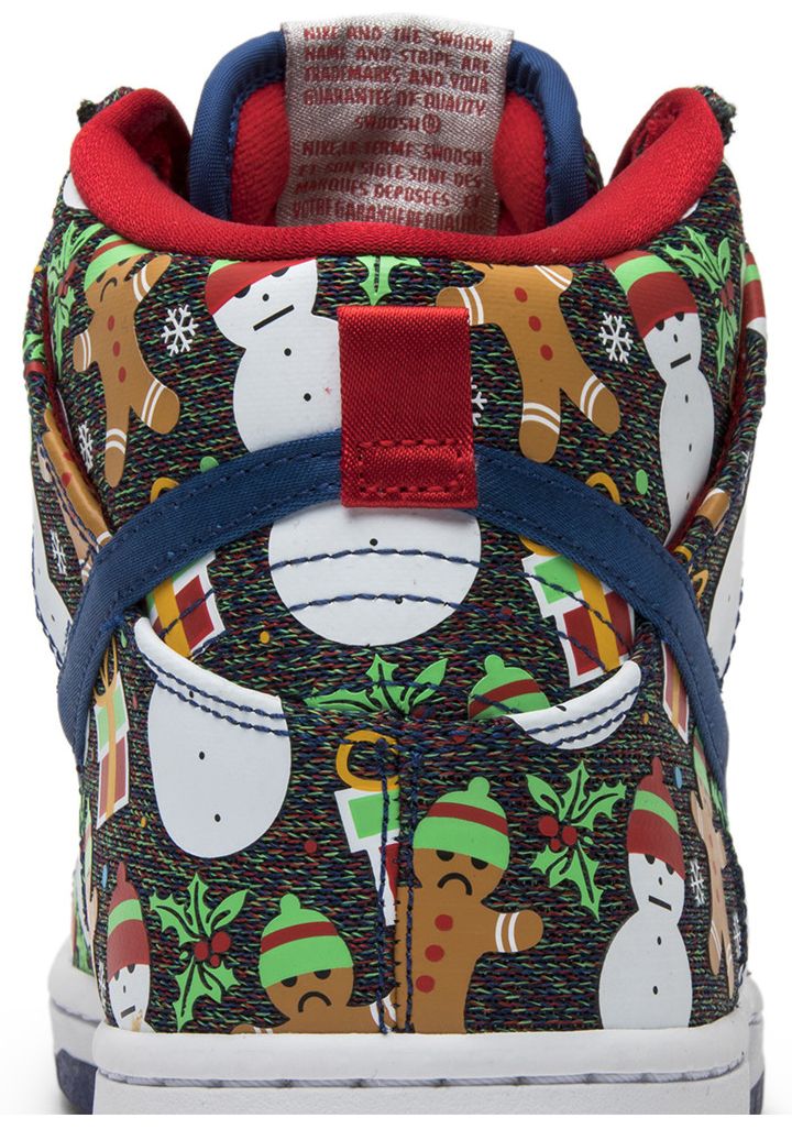 Concepts x Nike SB Dunk Pro High Ugly Christmas Sweater 2017