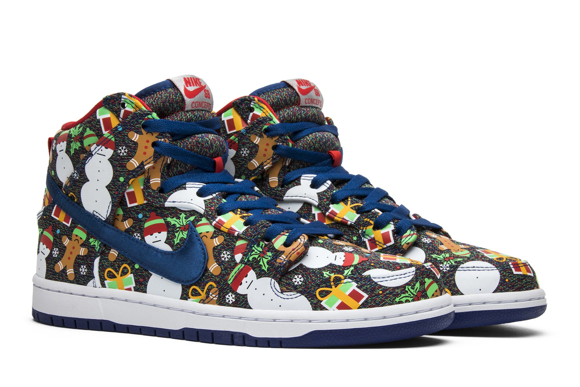 Buy Concepts x Nike SB Dunk Pro High 'Ugly Christmas Sweater' 2017