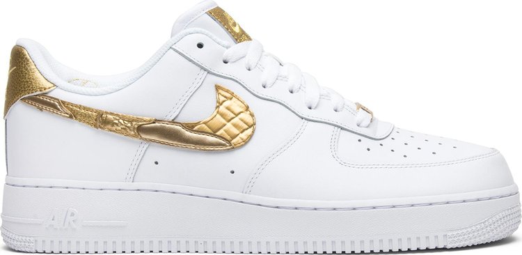norte Inaccesible Exagerar Buy CR7 x Air Force 1 Low 'Golden Patchwork' - AQ0666 100 - White | GOAT