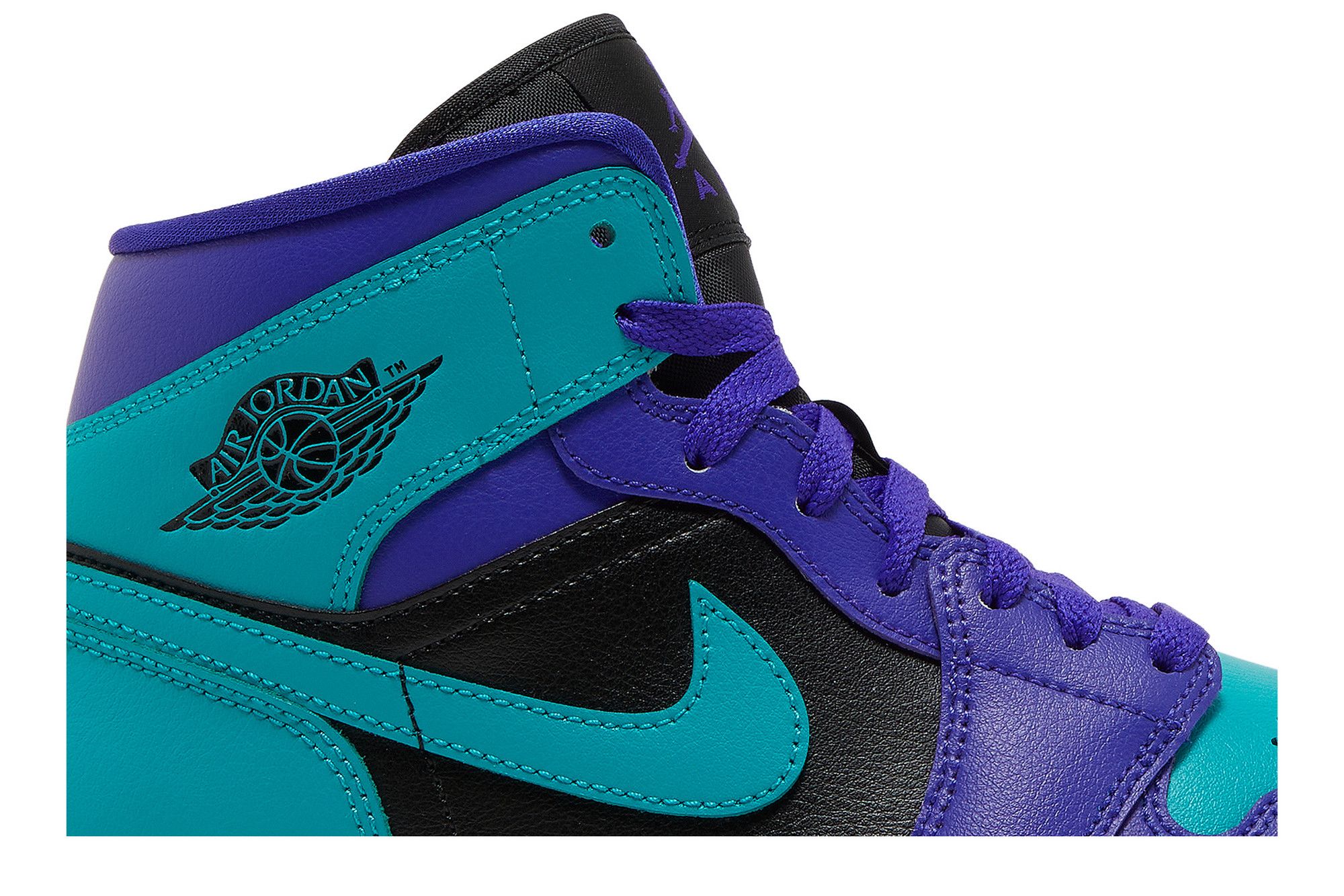 Size 10.5 Wmns Air Jordan 1 Mid 'Black Grape'