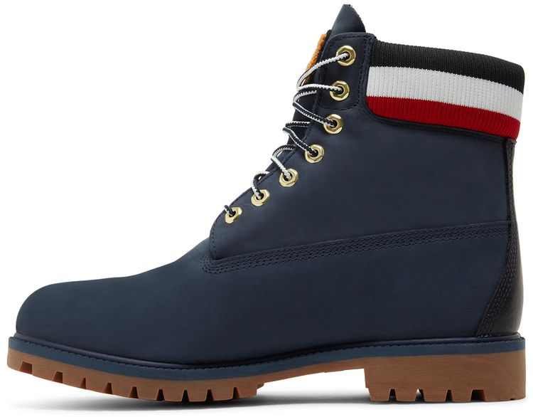 Timberland 6 Inch Heritage Warm Lined Boot Navy Red