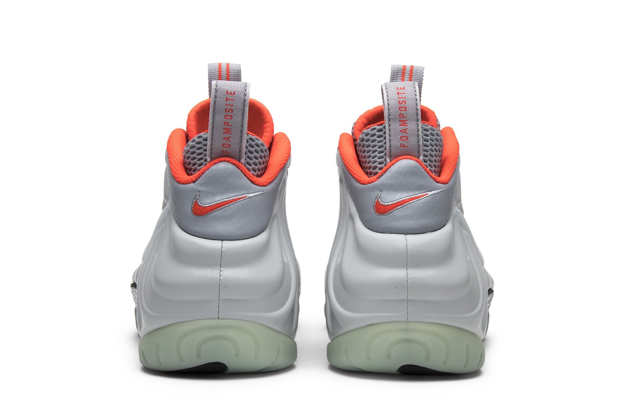 Foamposite pure platinum on feet store