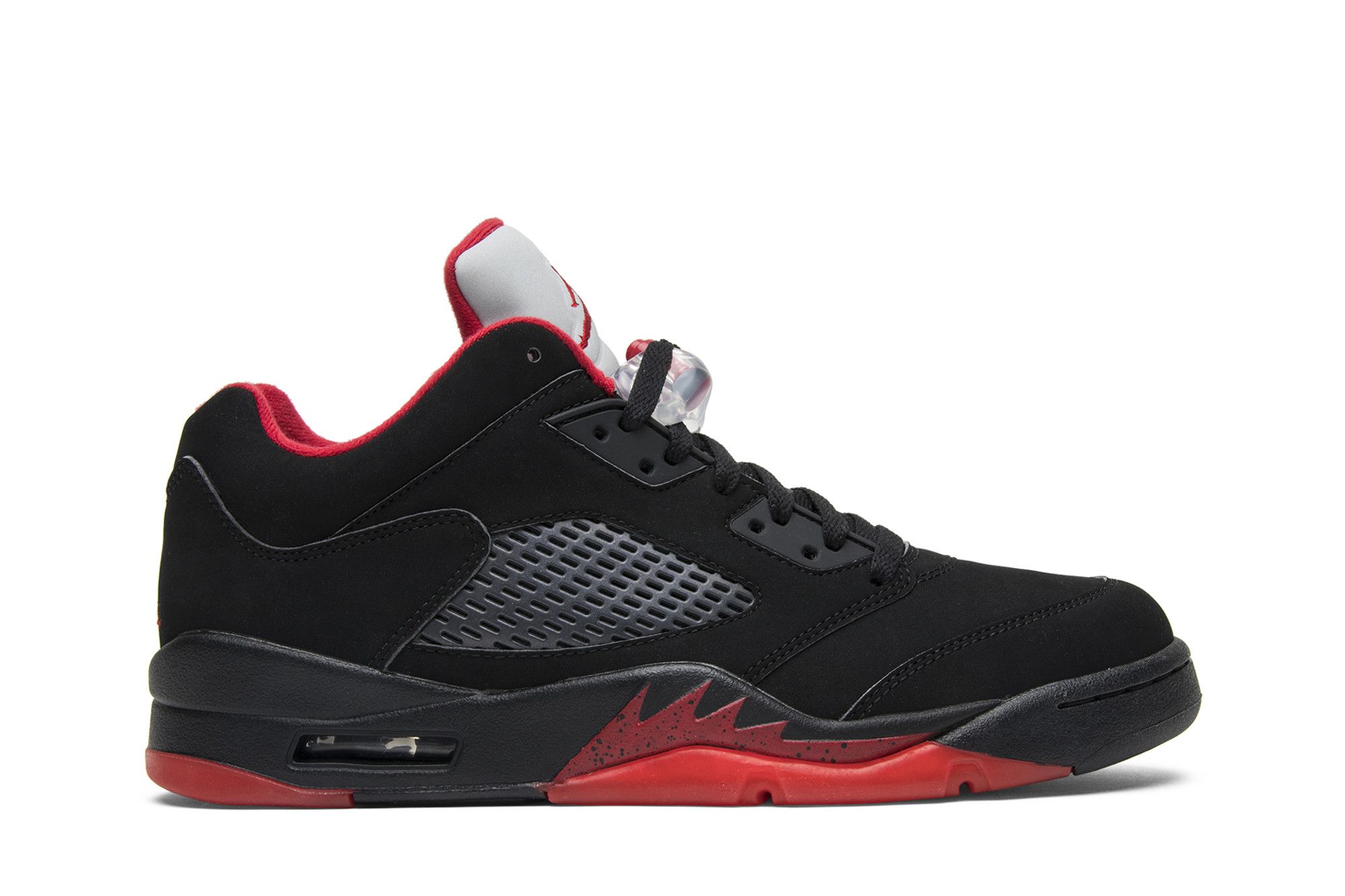 Black red top retro 5