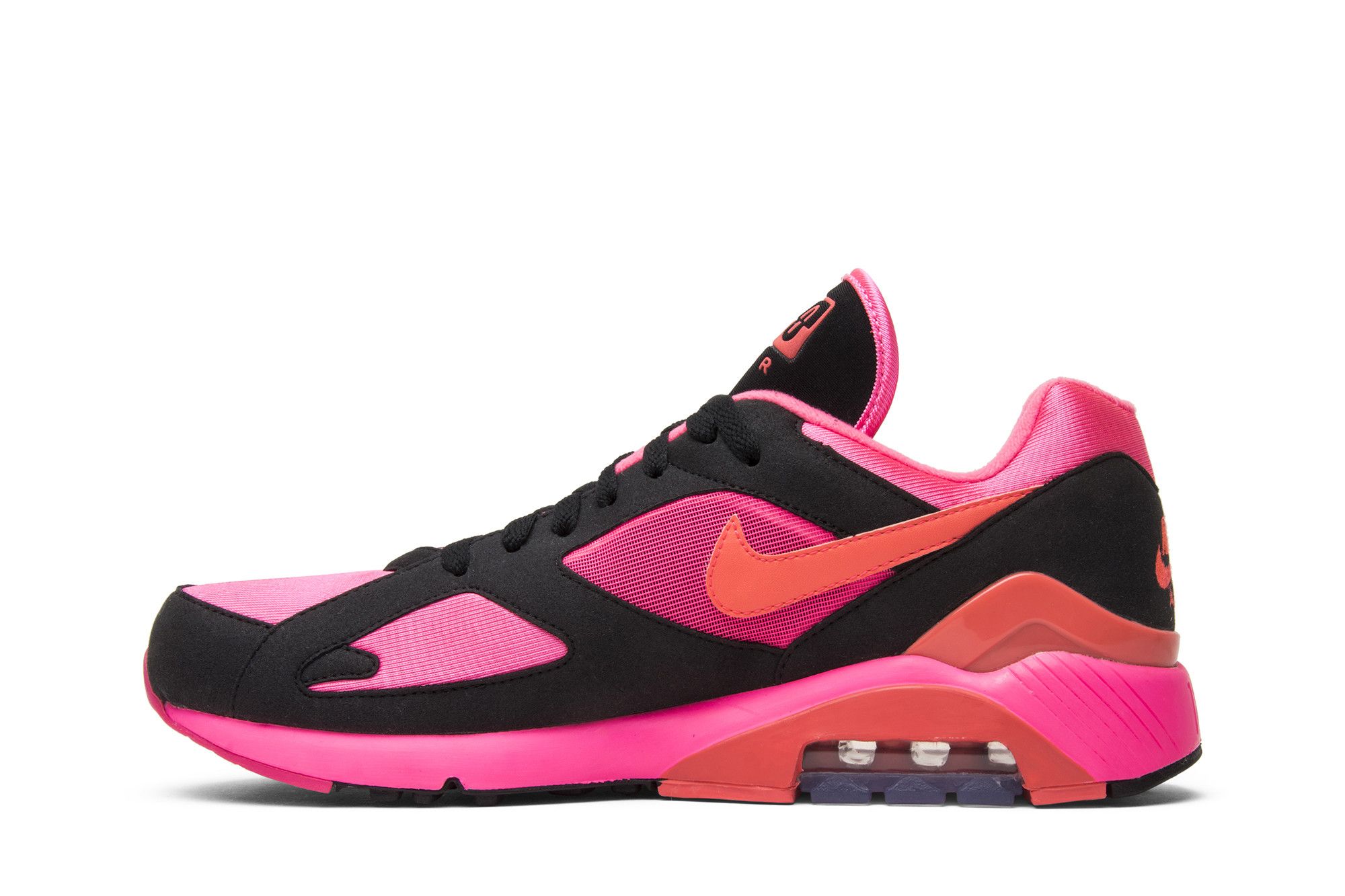 Buy Comme des Garcons x Air Max 180 Black Pink AO4641 601 GOAT