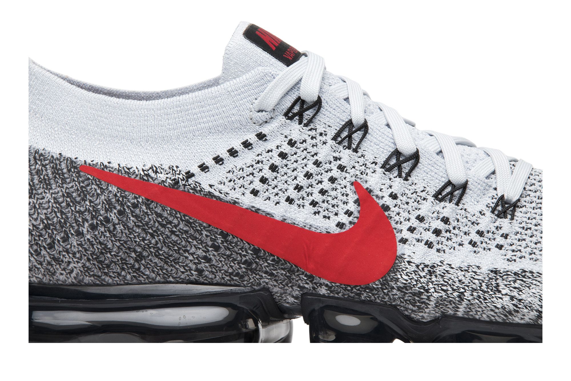 Vapormax platinum red black on sale