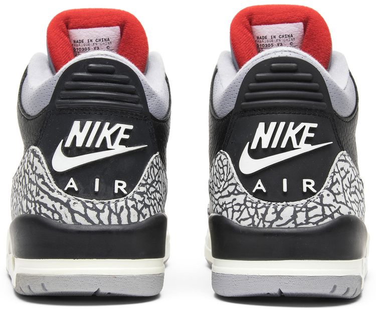 Air Jordan 3 Retro Black Cement 2001