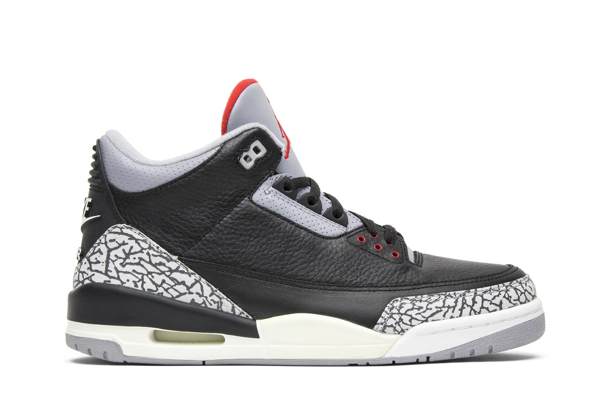 black cement 3 jordans