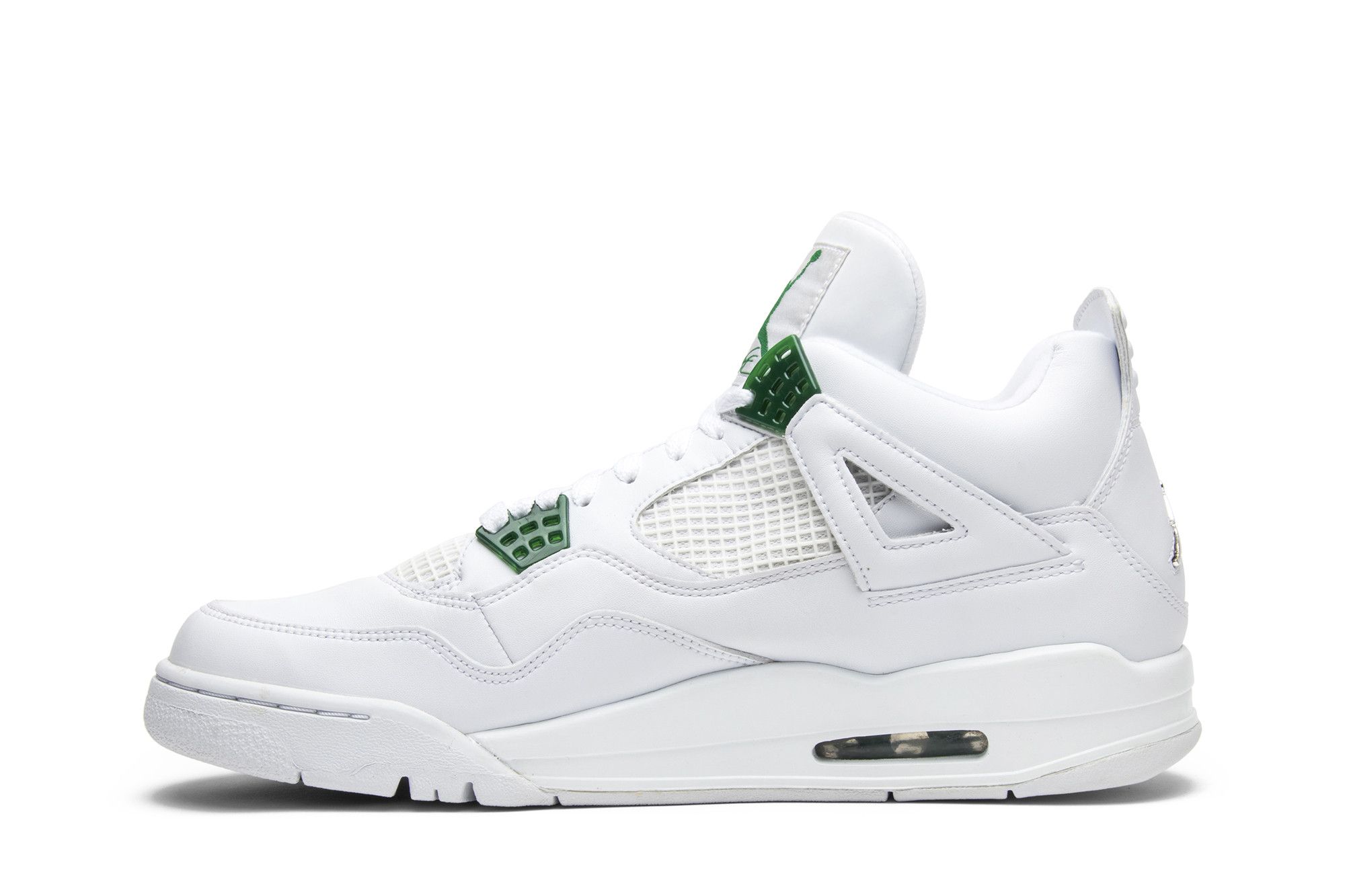 Jordan 4 classic green on feet hot sale