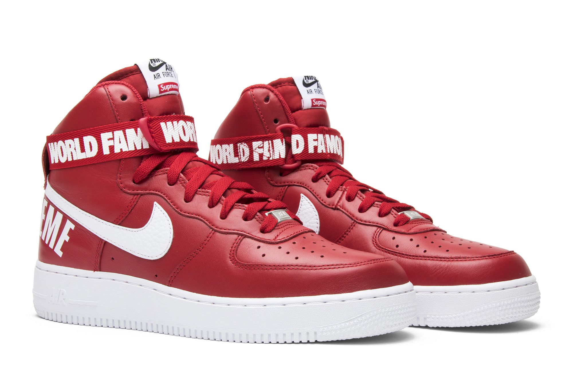 Buy Supreme x Air Force 1 High SP Red 698696 610 GOAT CA