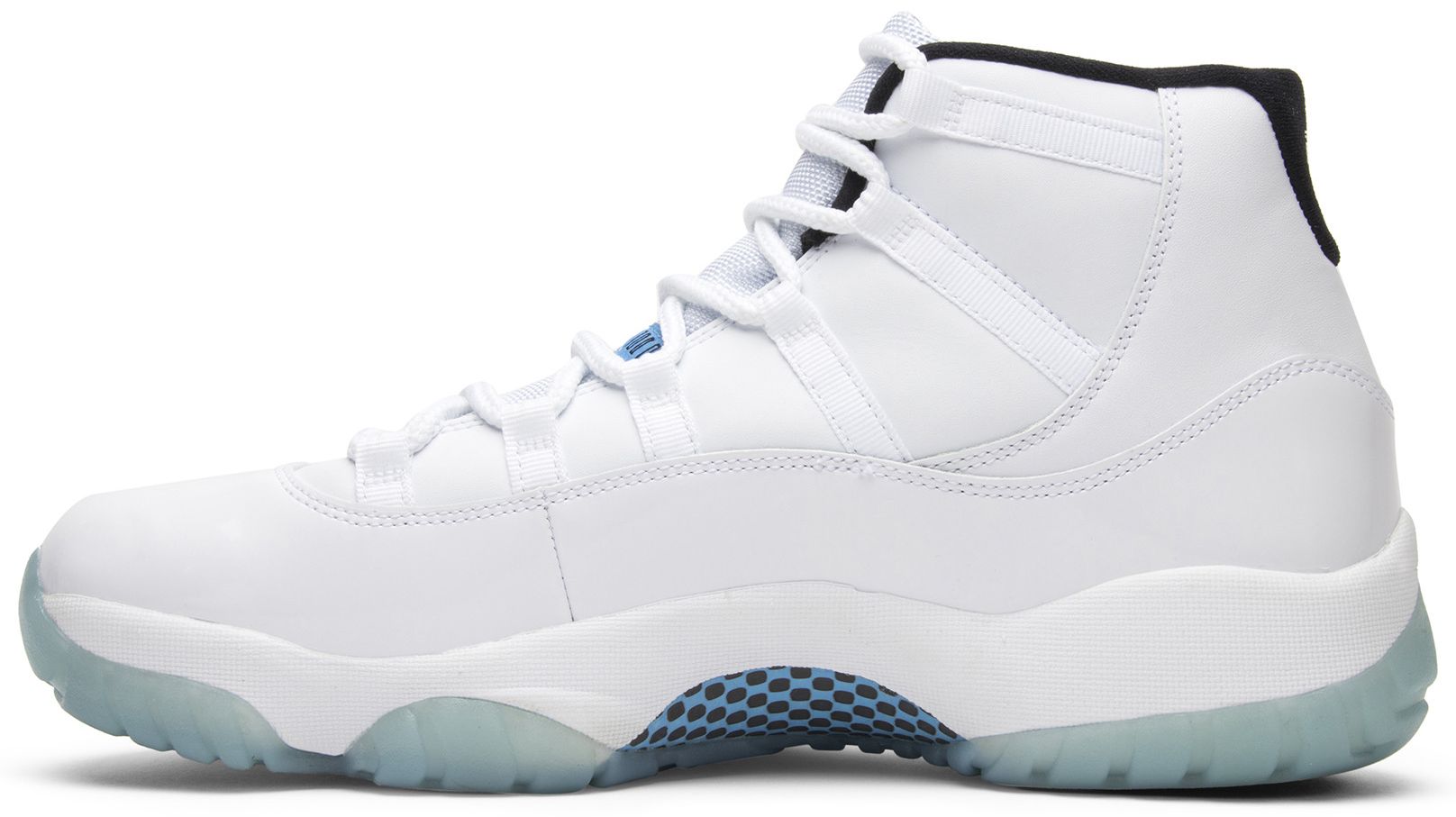 retro jordan 11 blue and white