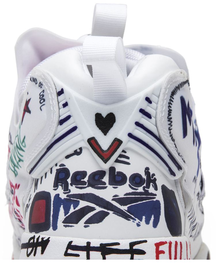 Vetements x Reebok InstaPump Fury Graffiti White