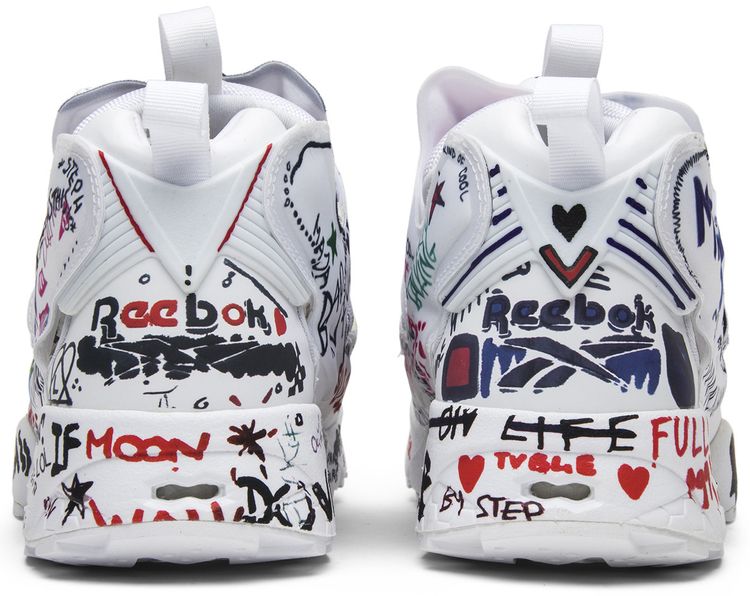 Vetements x Reebok InstaPump Fury Graffiti White