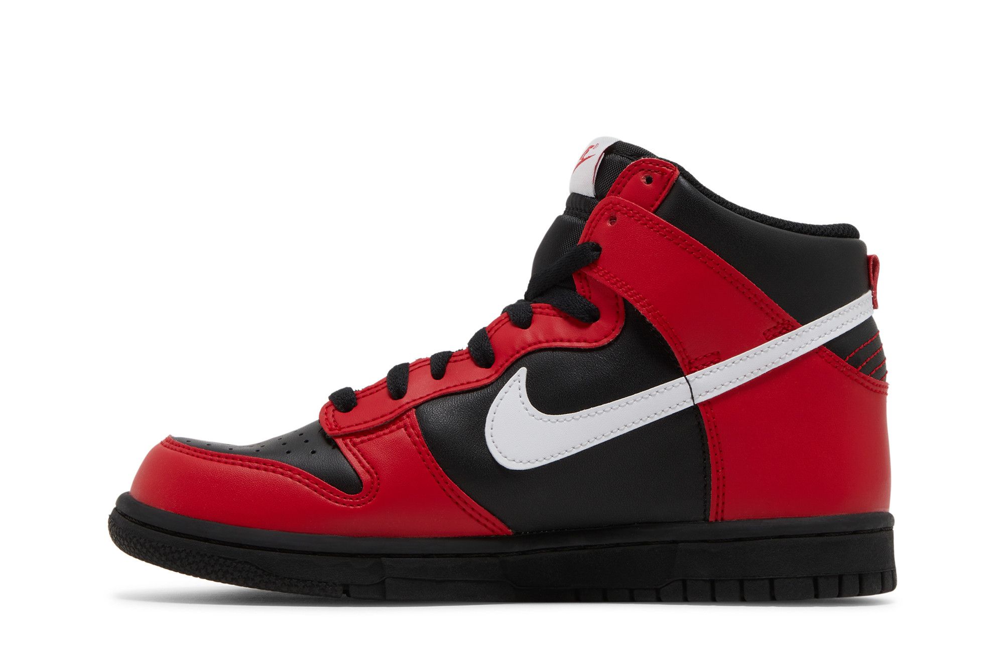 red black nike high tops