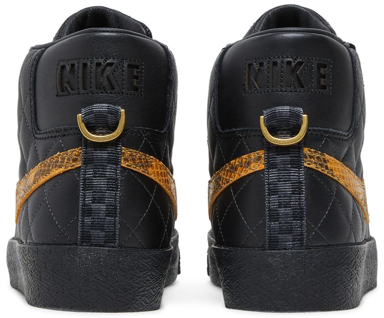 Supreme x Nike Zoom Blazer Mid QS SB Black Snakeskin