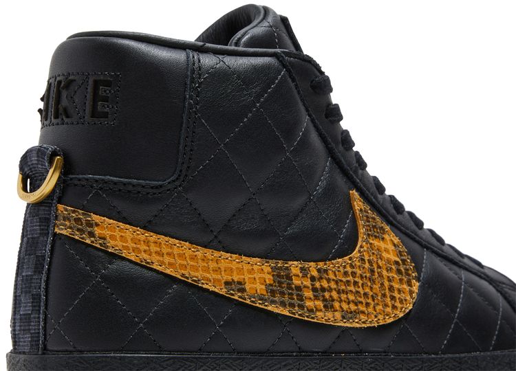 Supreme x Nike Zoom Blazer Mid QS SB Black Snakeskin