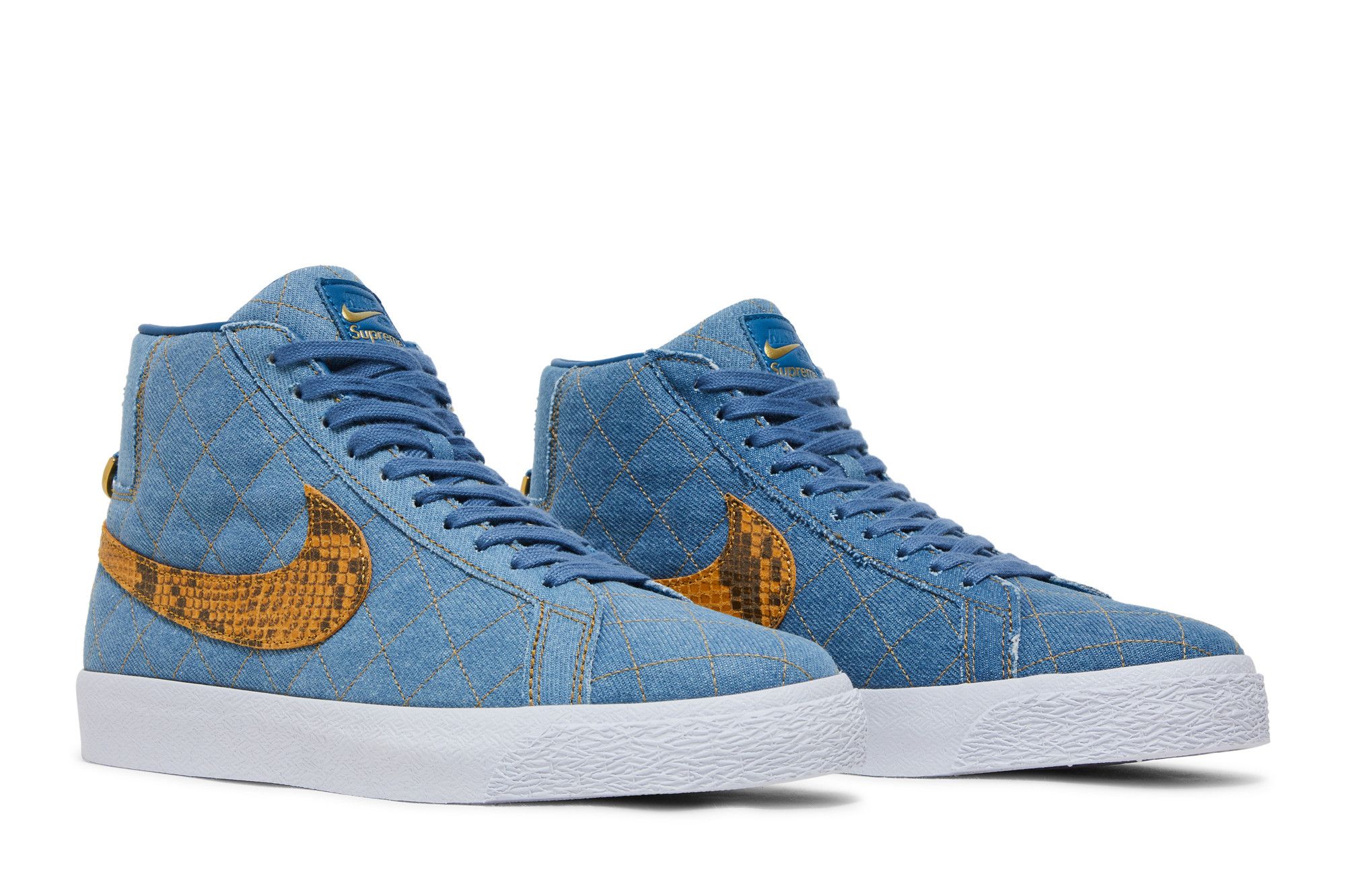 Buy Supreme x Zoom Blazer Mid QS SB Denim DX8421 400 GOAT CA