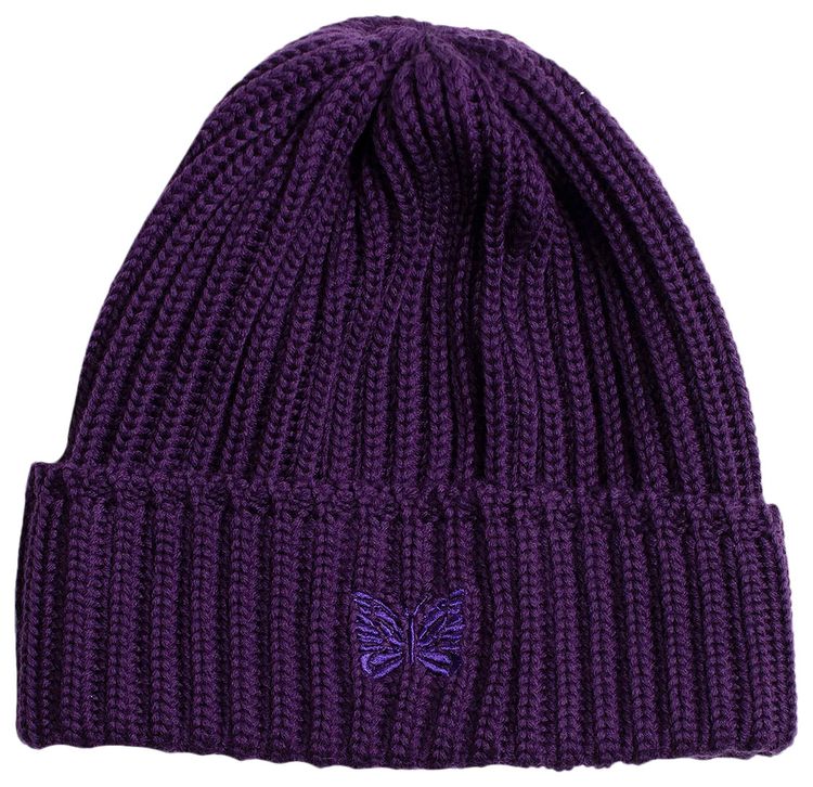 Needles Watch Cap Purple