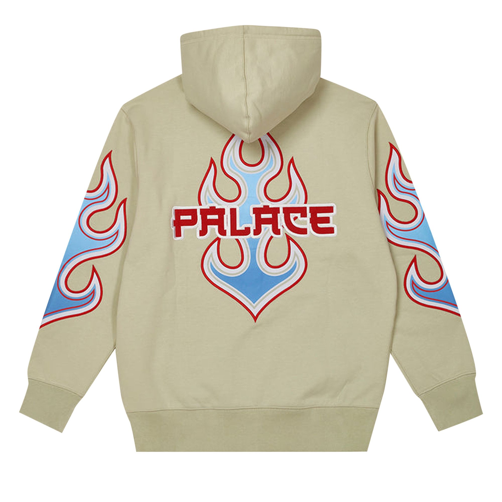 PALACE FLAME ZIP HOOD BONE WHITE パーカー Buy Palace Flame Zip Hood 'Bone White' - P23CS104 | GOAT UK
