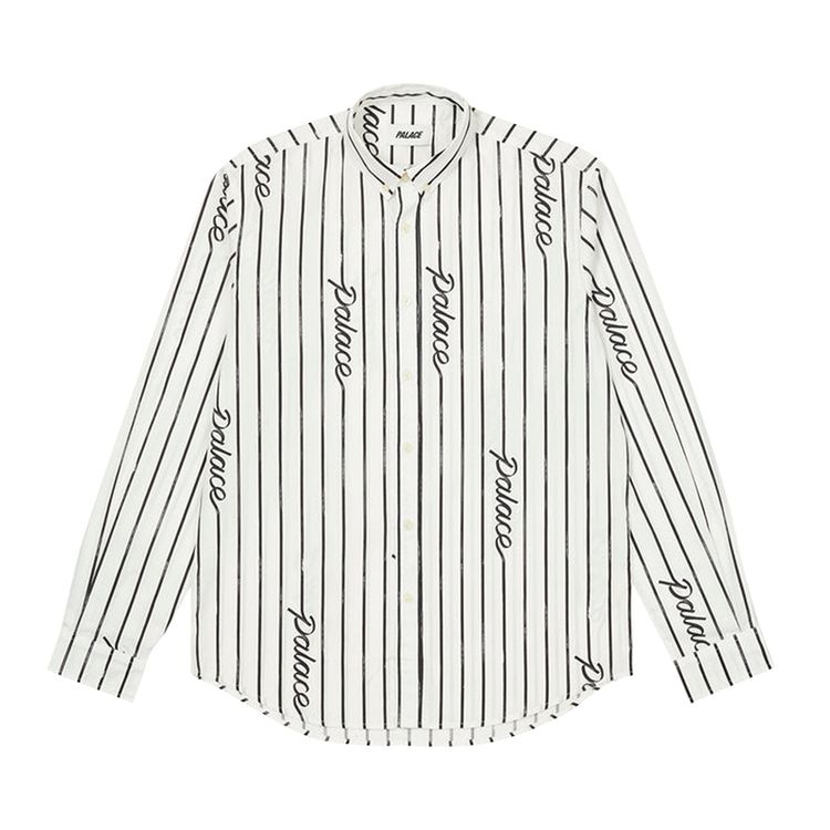 Palace Hand Stripe Shirt White
