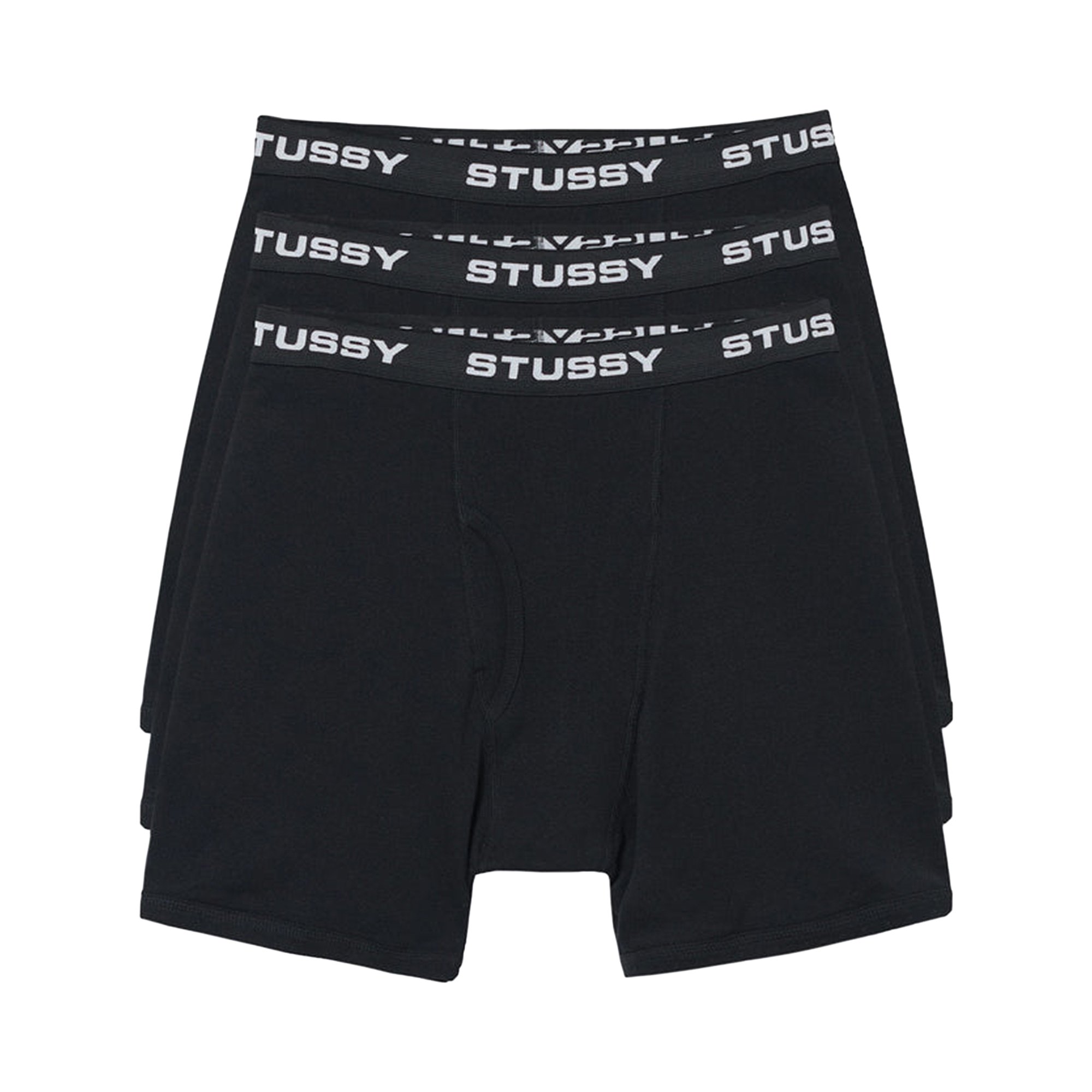 Stussy Boxer Briefs (3 Pack) 'Black'