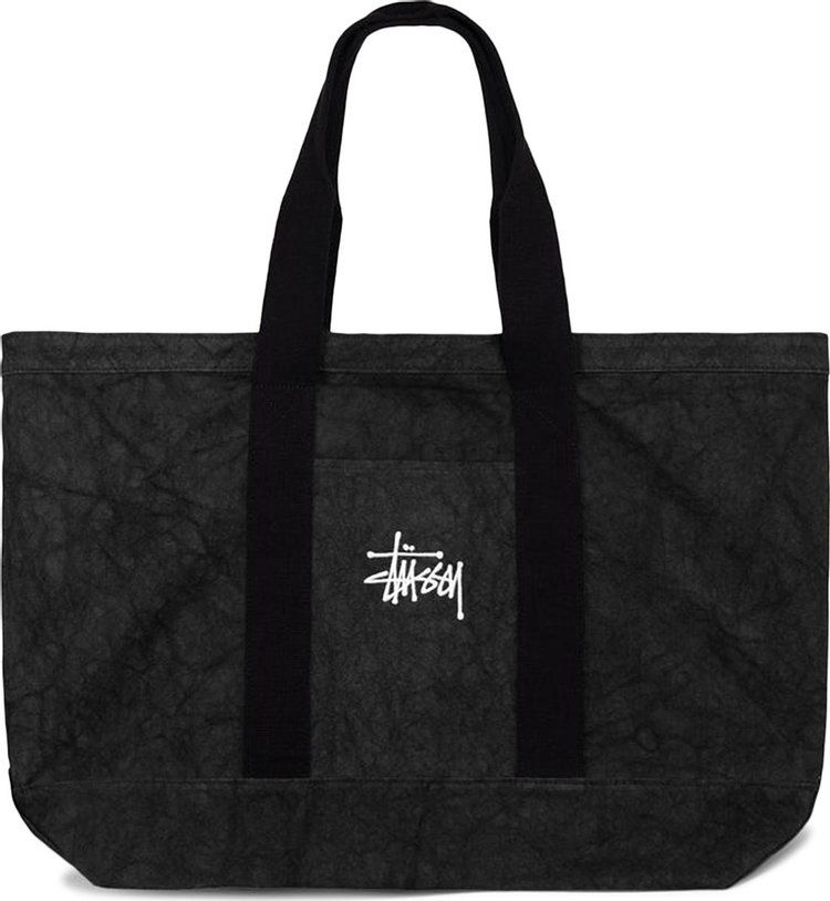 Buy Stussy Canvas Extra Large Tote Bag 'Washed Black' - 134253 WASH ...