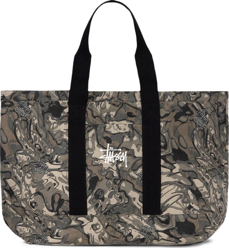 Stussy Canvas Extra Large Tote Bag 'Veil Camo'