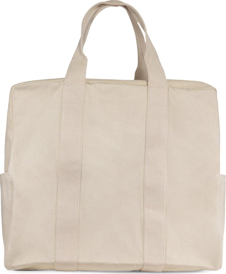 Stussy Canvas Flight Bag Natural